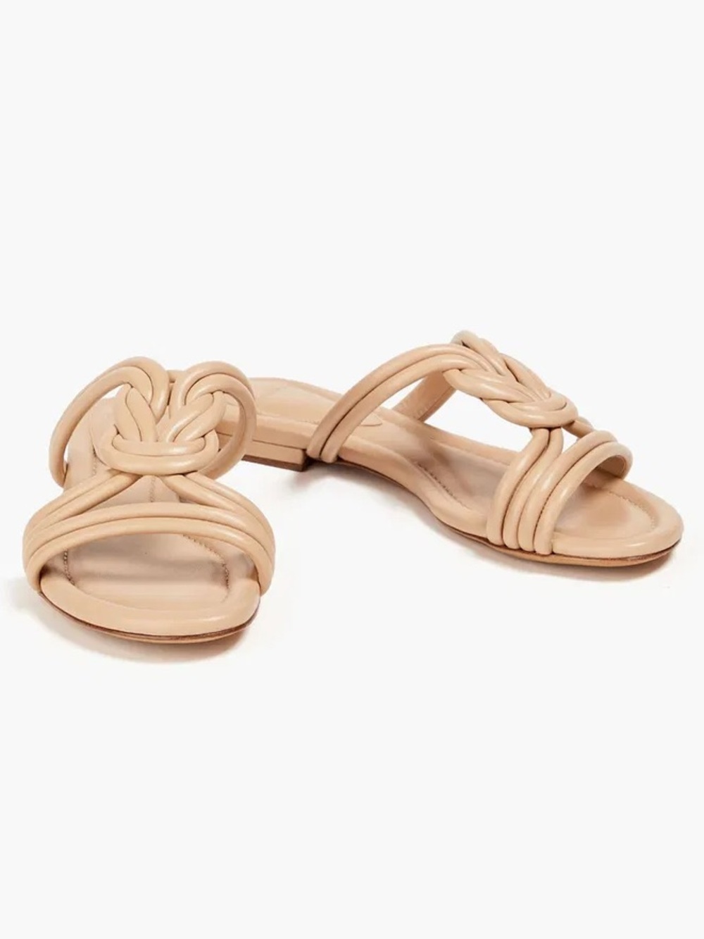 Alexandre Birman Vicky Knotted Slide Sandals